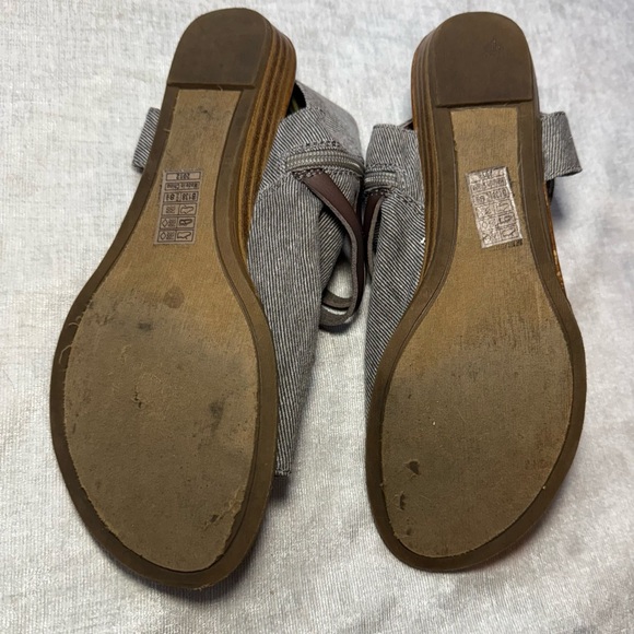 Blowfish Charcoal and Chocolate Strappy Sandals - Picture 9 of 10